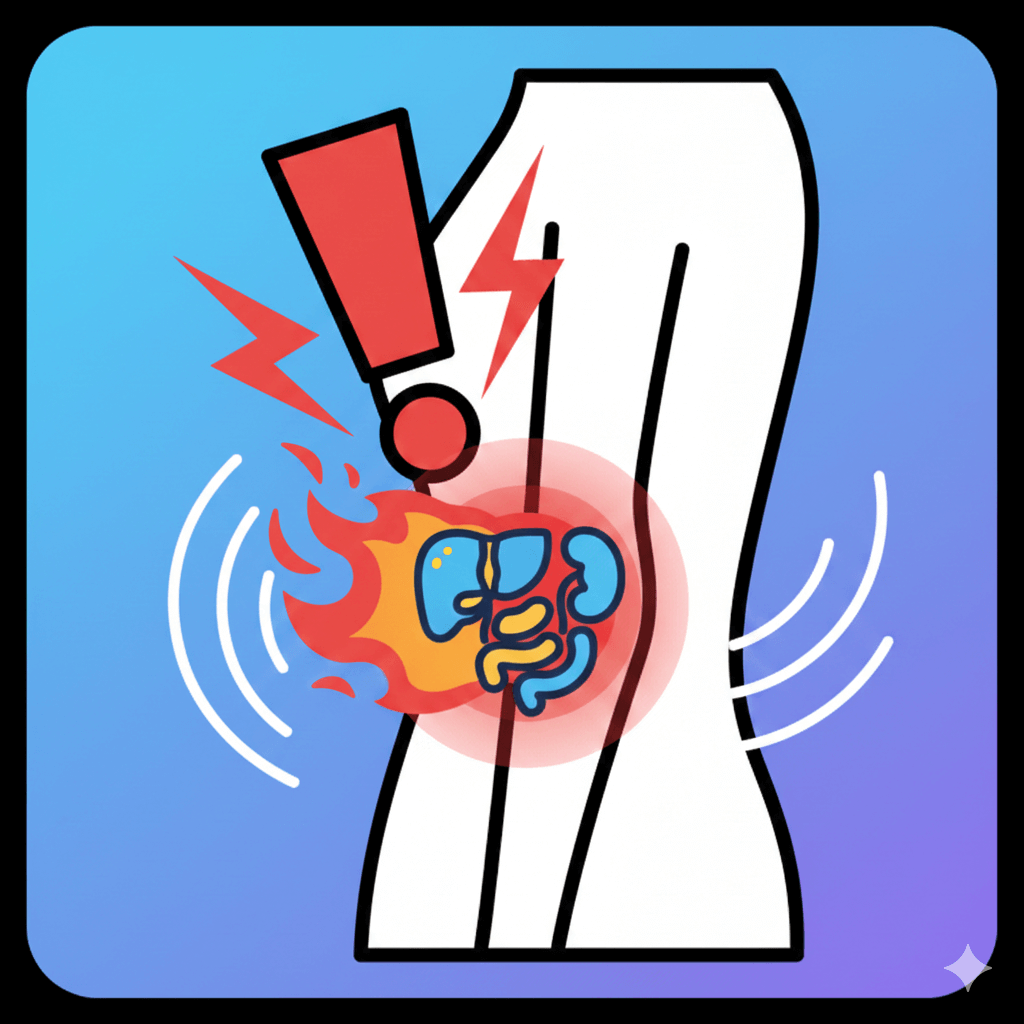 오른쪽 옆구리 통증