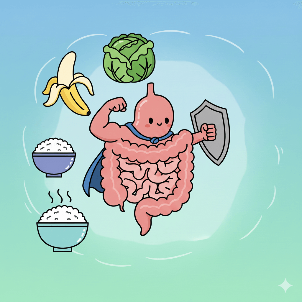 장염에 좋은 음식