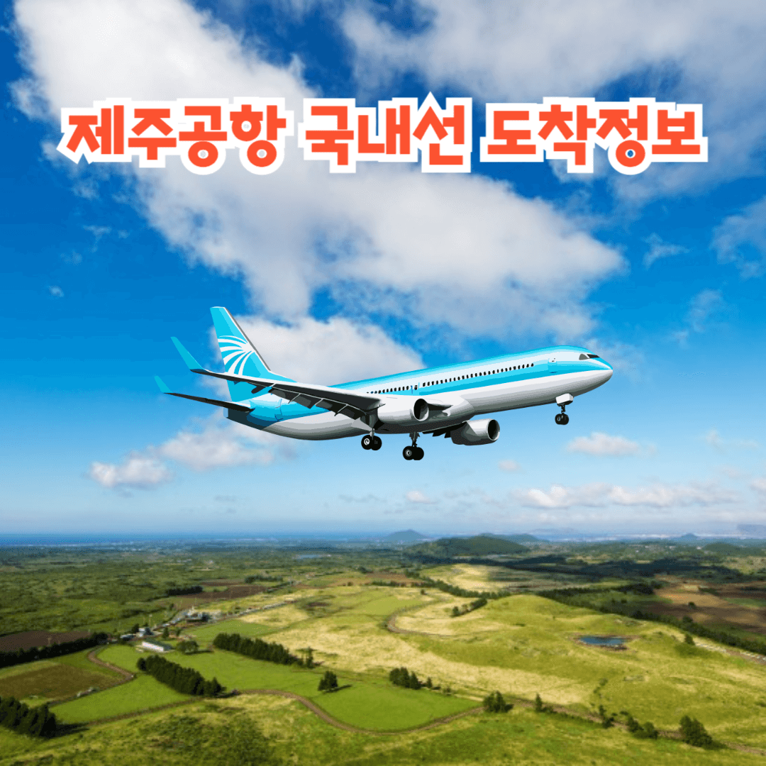 제주공항 국내선 도착정보