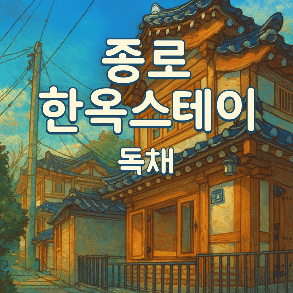 종로 한옥스테이 독채