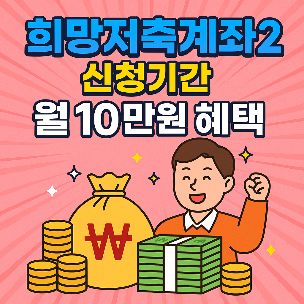 희망저축계좌2 신청기간