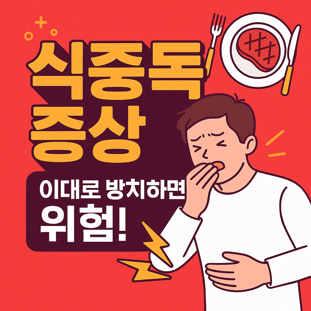 식중독 증상