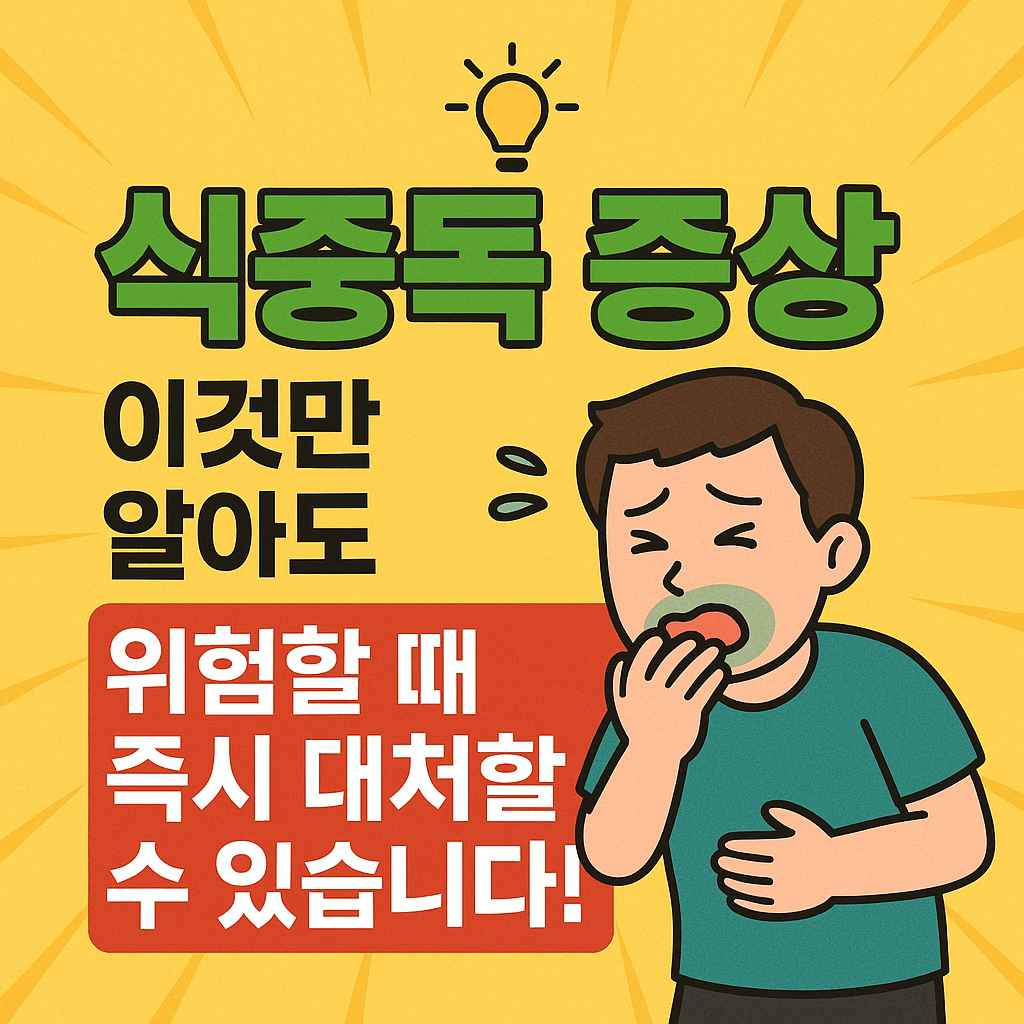 식중독 증상