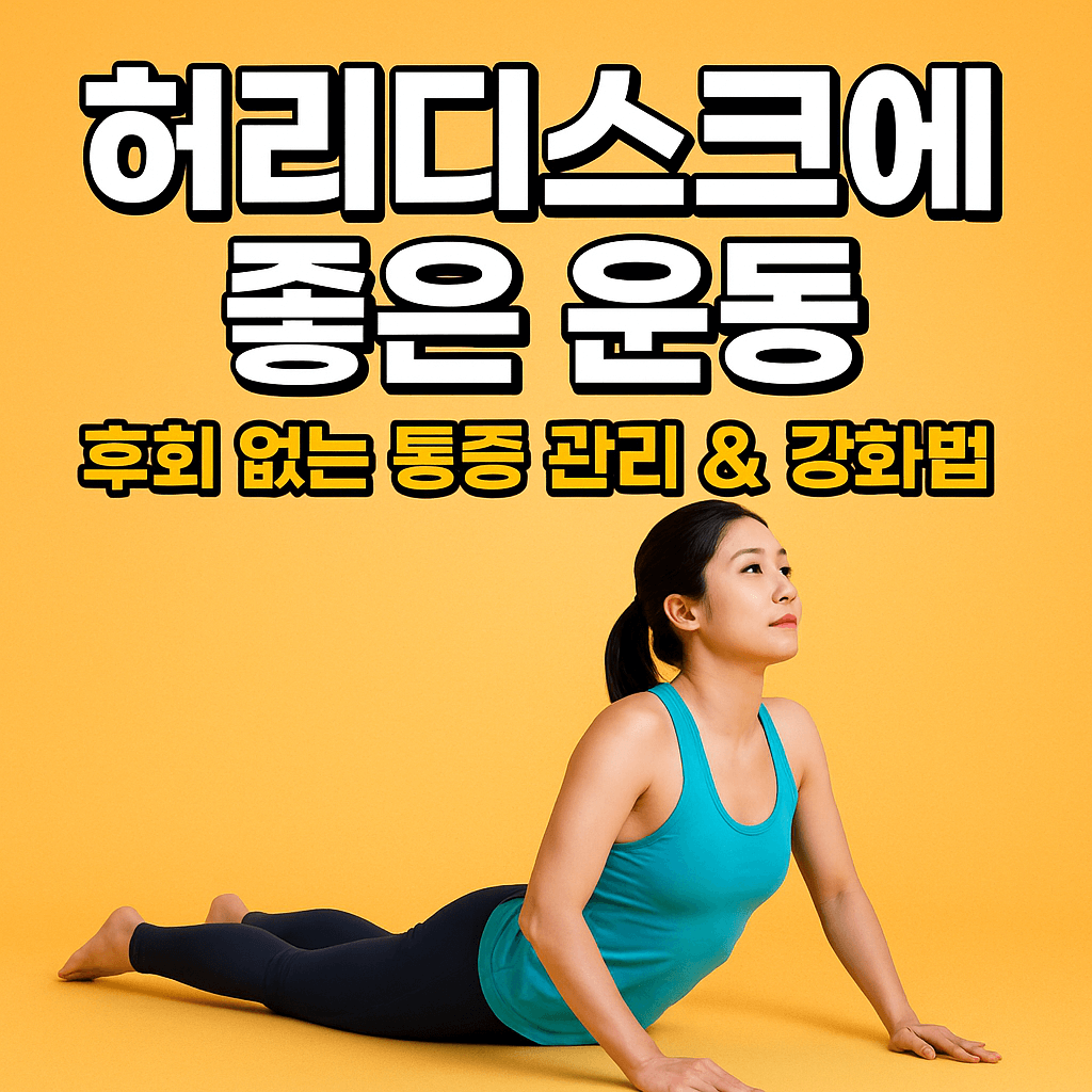 허리디스크에 좋은 운동