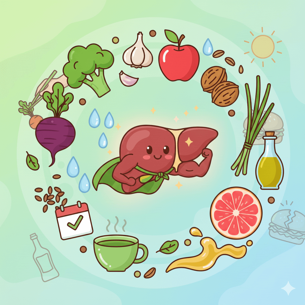 간에 좋은 음식 10