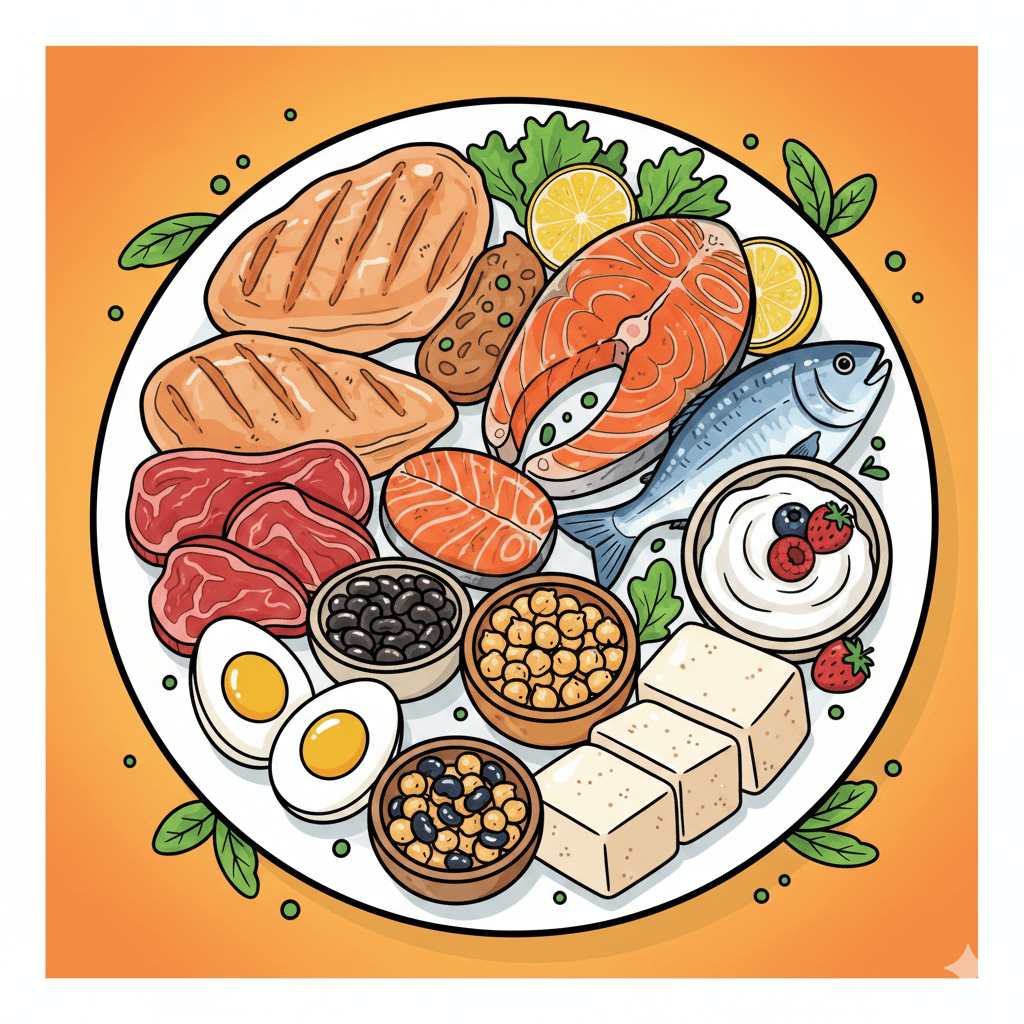 단백질 많은 음식