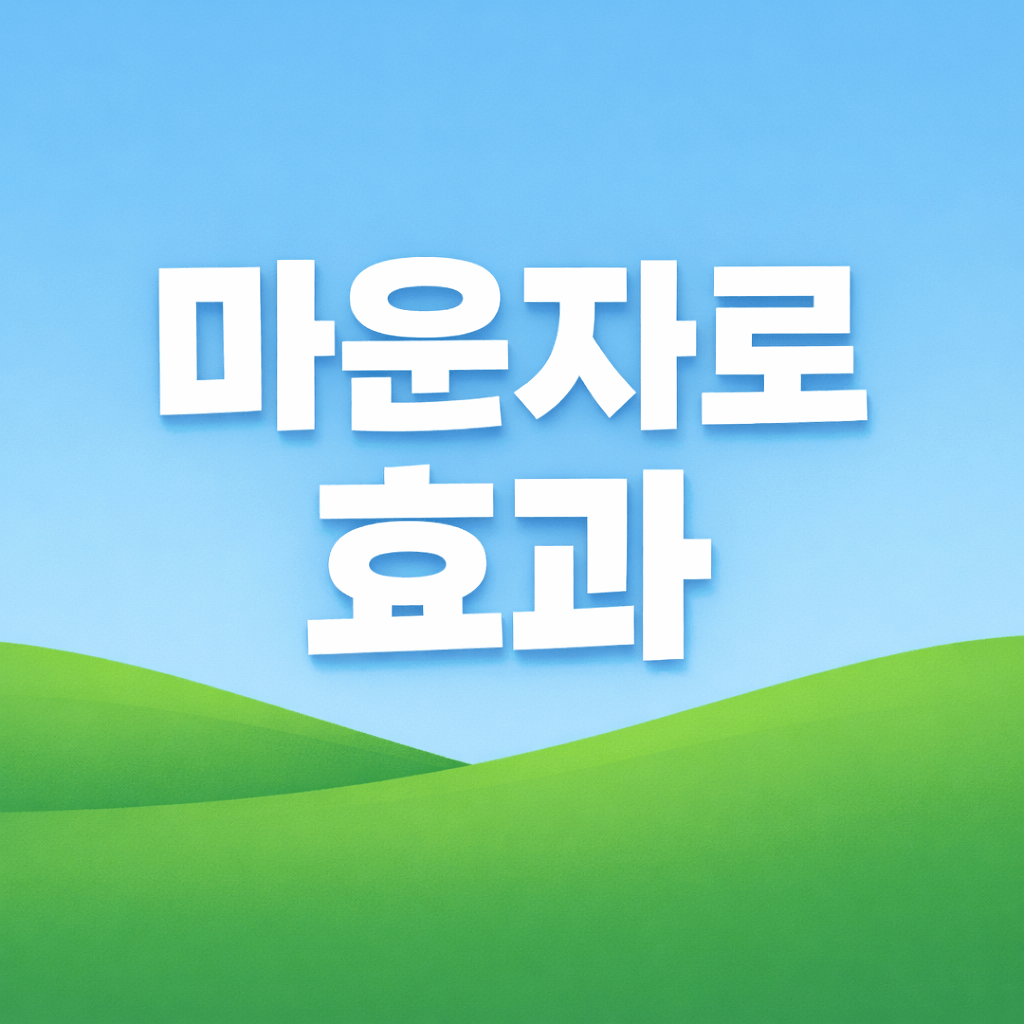마운자로 효과