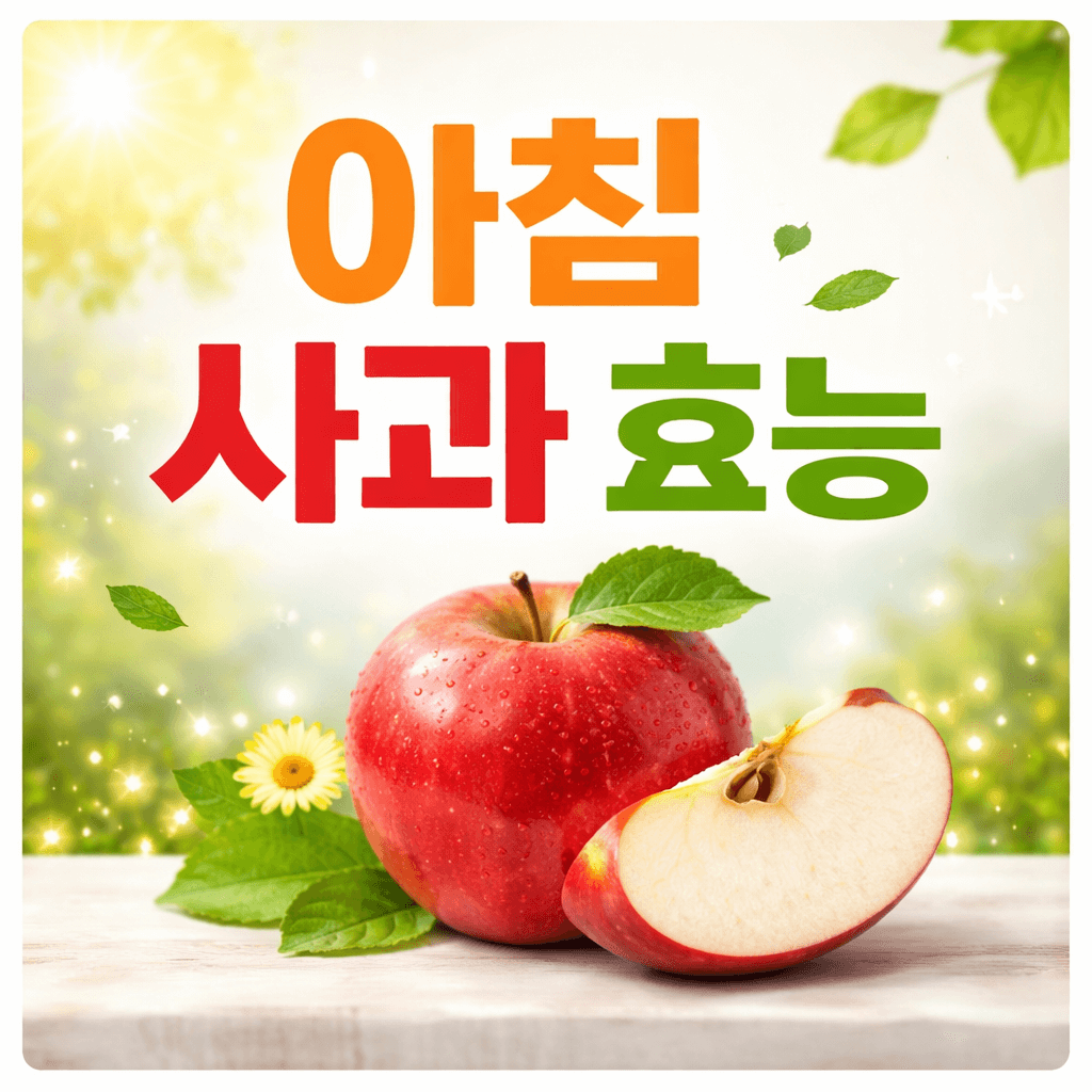 아침 사과 효능