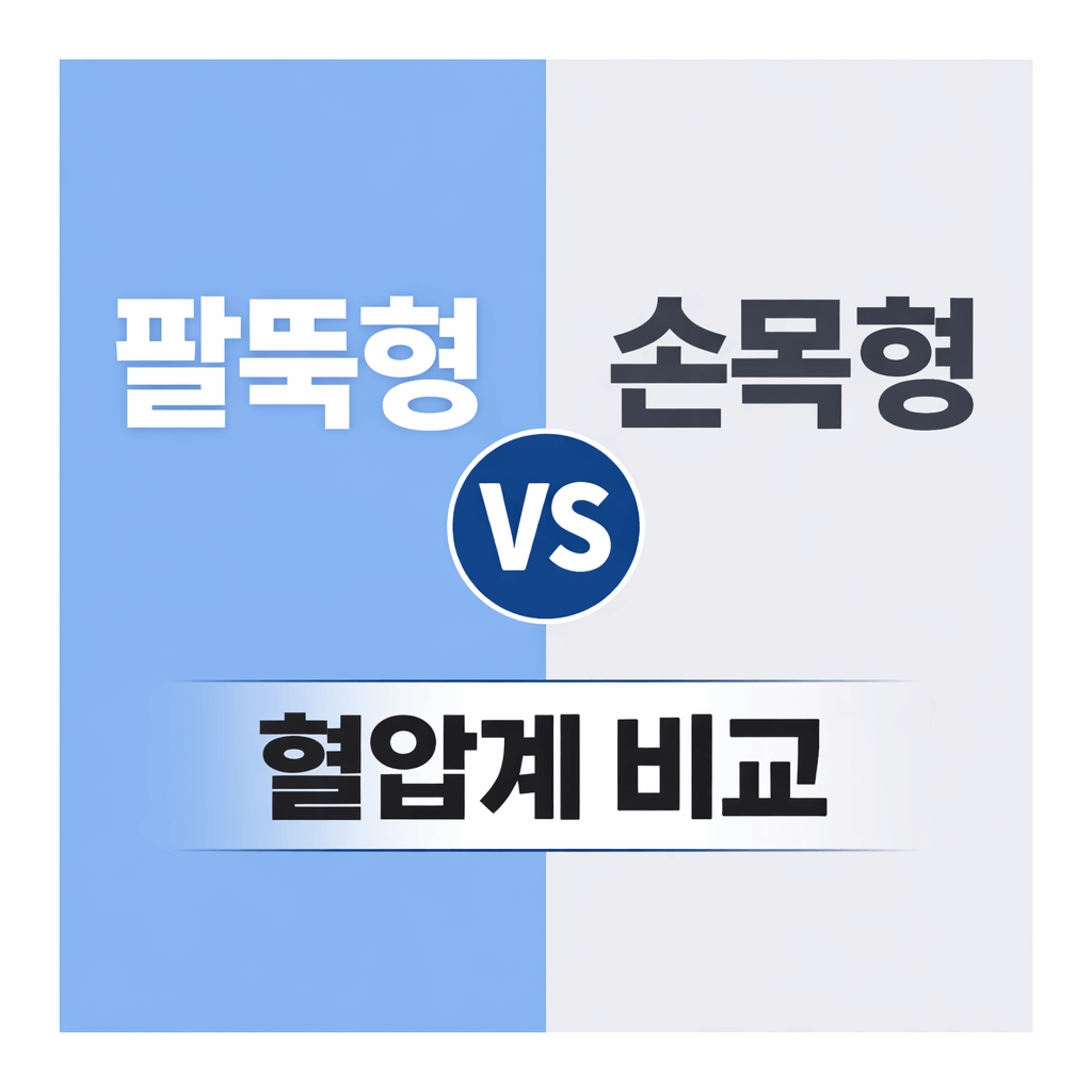 팔뚝형 손목형 혈압계