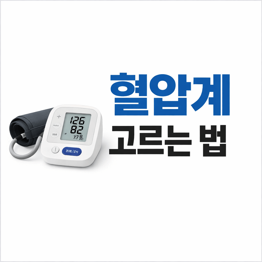 혈압계 고르는 법