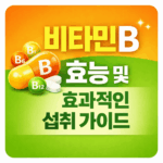 비타민B 효능