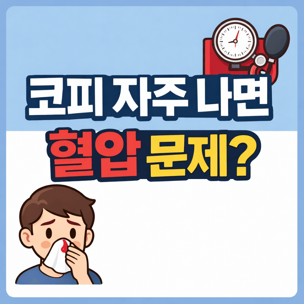 혈압 코피