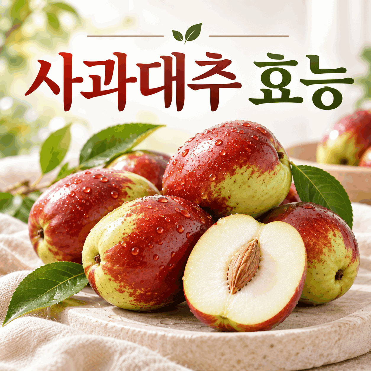 사과대추 효능